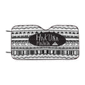Hakuna Matata Aztec Car Windshield Sunshade
