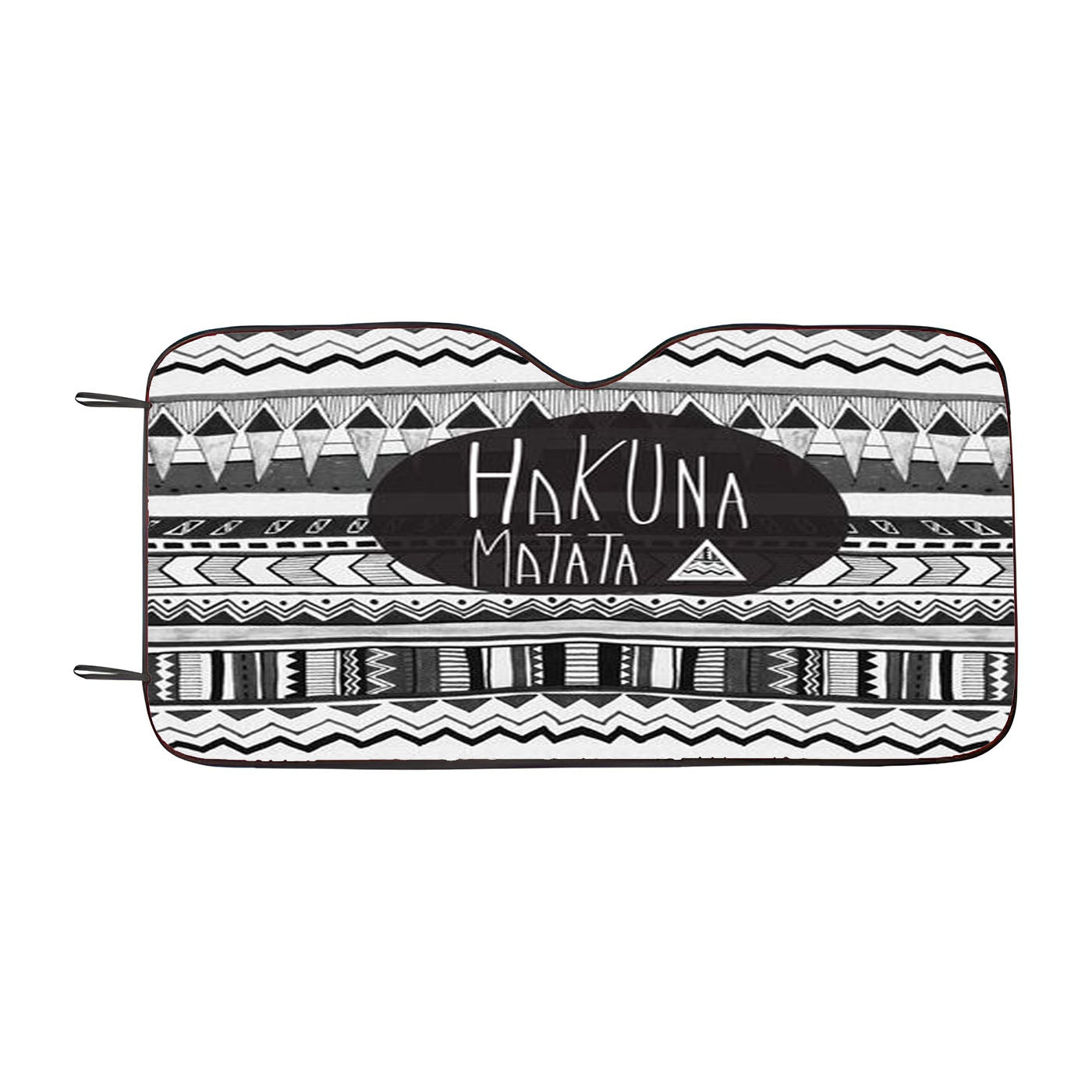 Hakuna Matata Aztec Car Windshield Sunshade