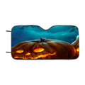 Halloween Night Pumpkins Car Windshield Sunshade