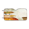 Halloween Owls Car Windshield Sunshade
