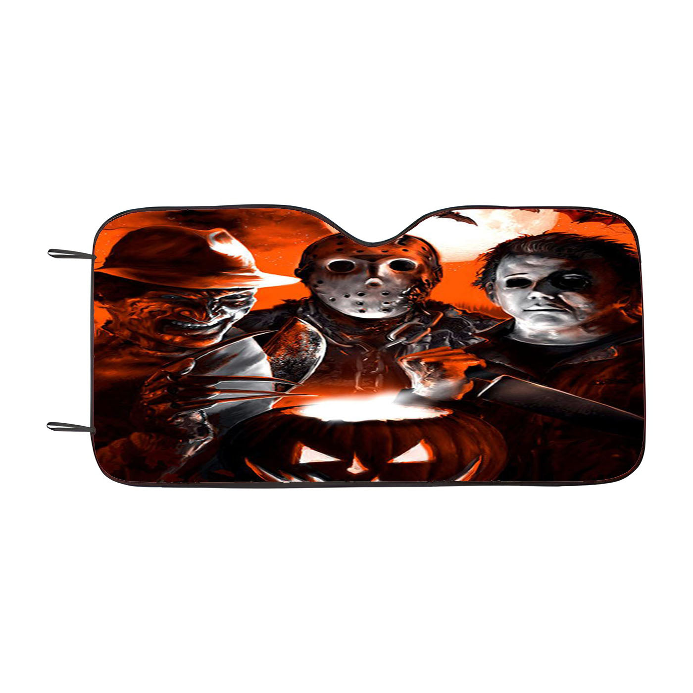 Halloween Scream Car Windshield Sunshade