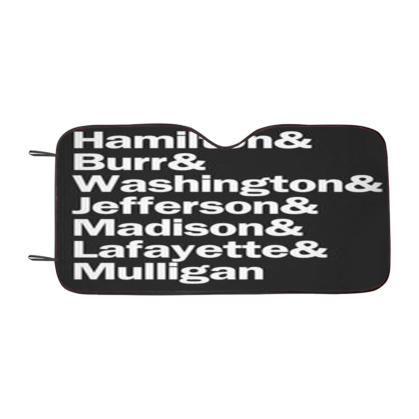 Hamilton Burr Washington Jefferson Madison Lafayette %26 Mulligan Car Windshield Sunshade