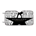 Hamilton Lyrics Car Windshield Sunshade