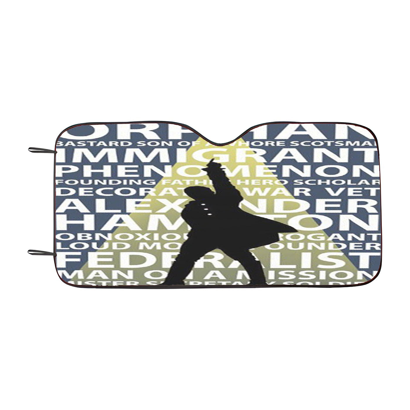 Hamilton Musical Quotes Car Windshield Sunshade