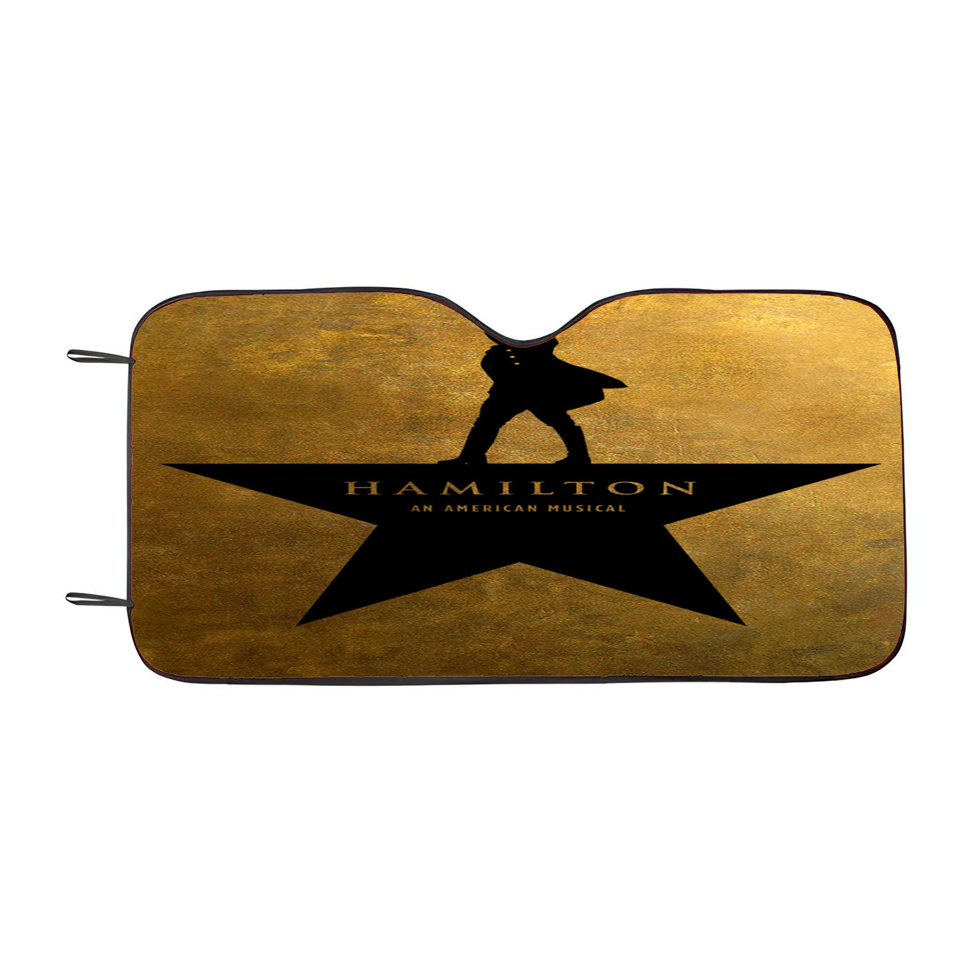 Hamilton The Musical Golden Car Windshield Sunshade
