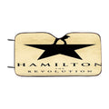 Hamilton The Revolution Book Cover Car Windshield Sunshade