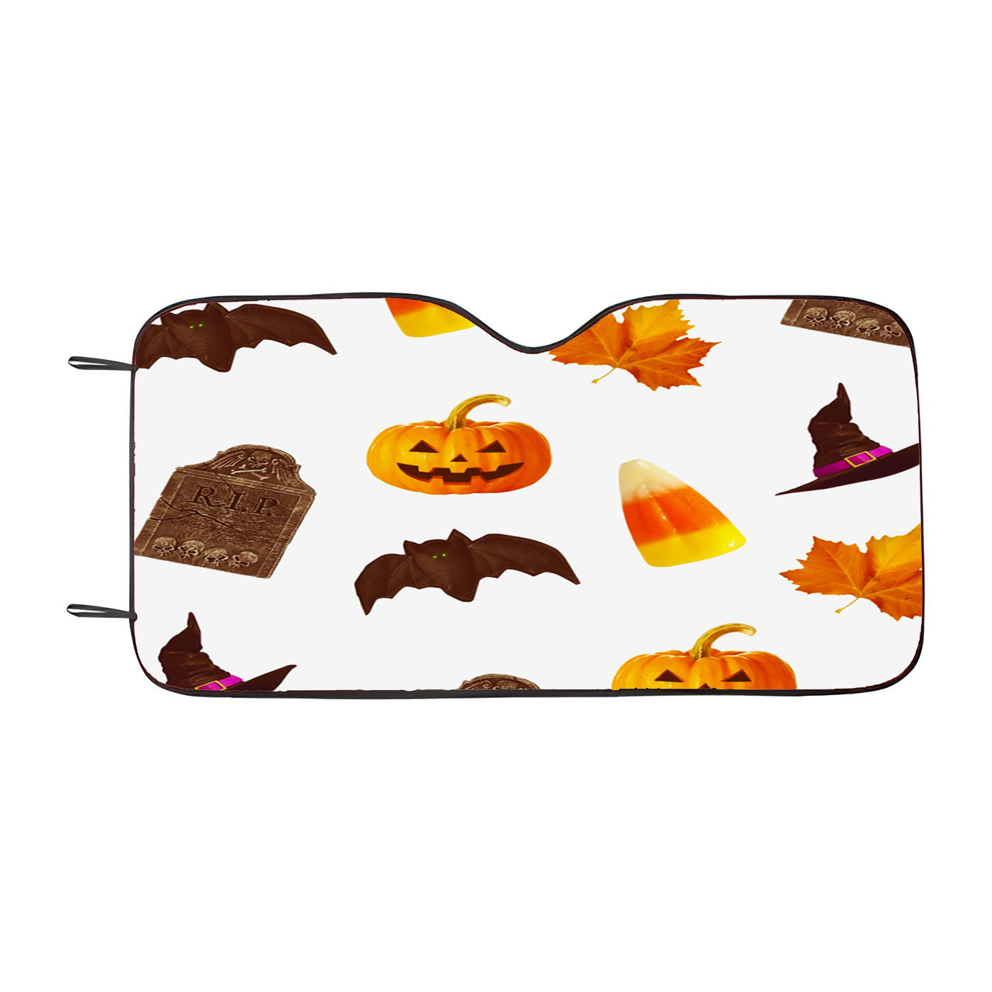 Happy Halloween Stuff Car Windshield Sunshade