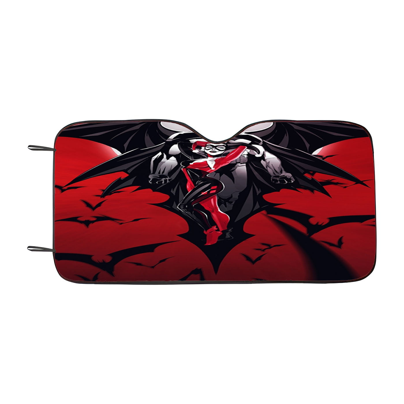 Harley Quinn And Batman Car Windshield Sunshade