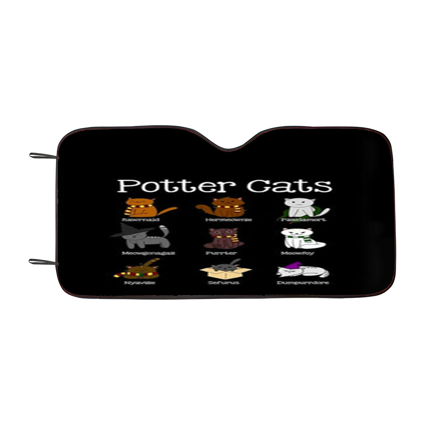 Harry Pawter Cats Car Windshield Sunshade