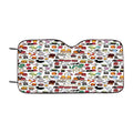 Harry Potter Pattern Wallpaper Car Windshield Sunshade