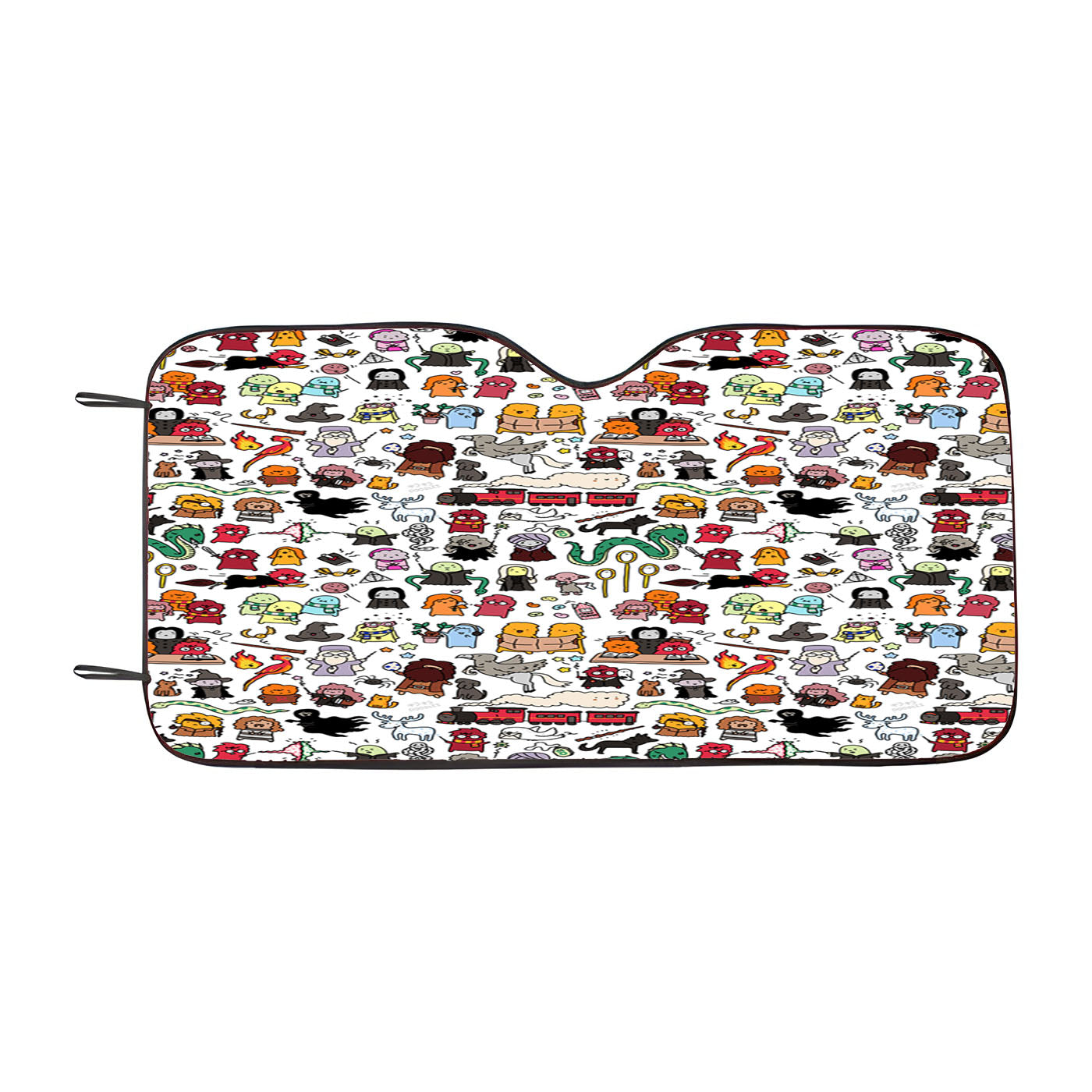 Harry Potter Pattern Wallpaper Car Windshield Sunshade