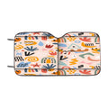 Havana Patterns Peach Car Windshield Sunshade