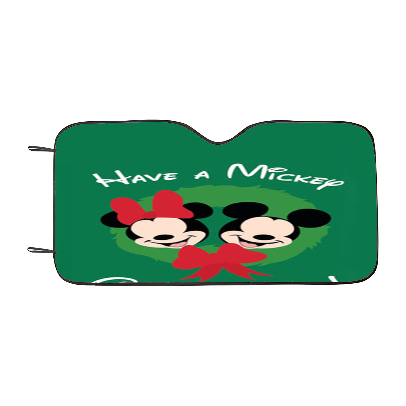 Have A Mickey Christmas Car Windshield Sunshade