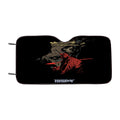 Hellboy Artwork Skull Throne Car Windshield Sunshade