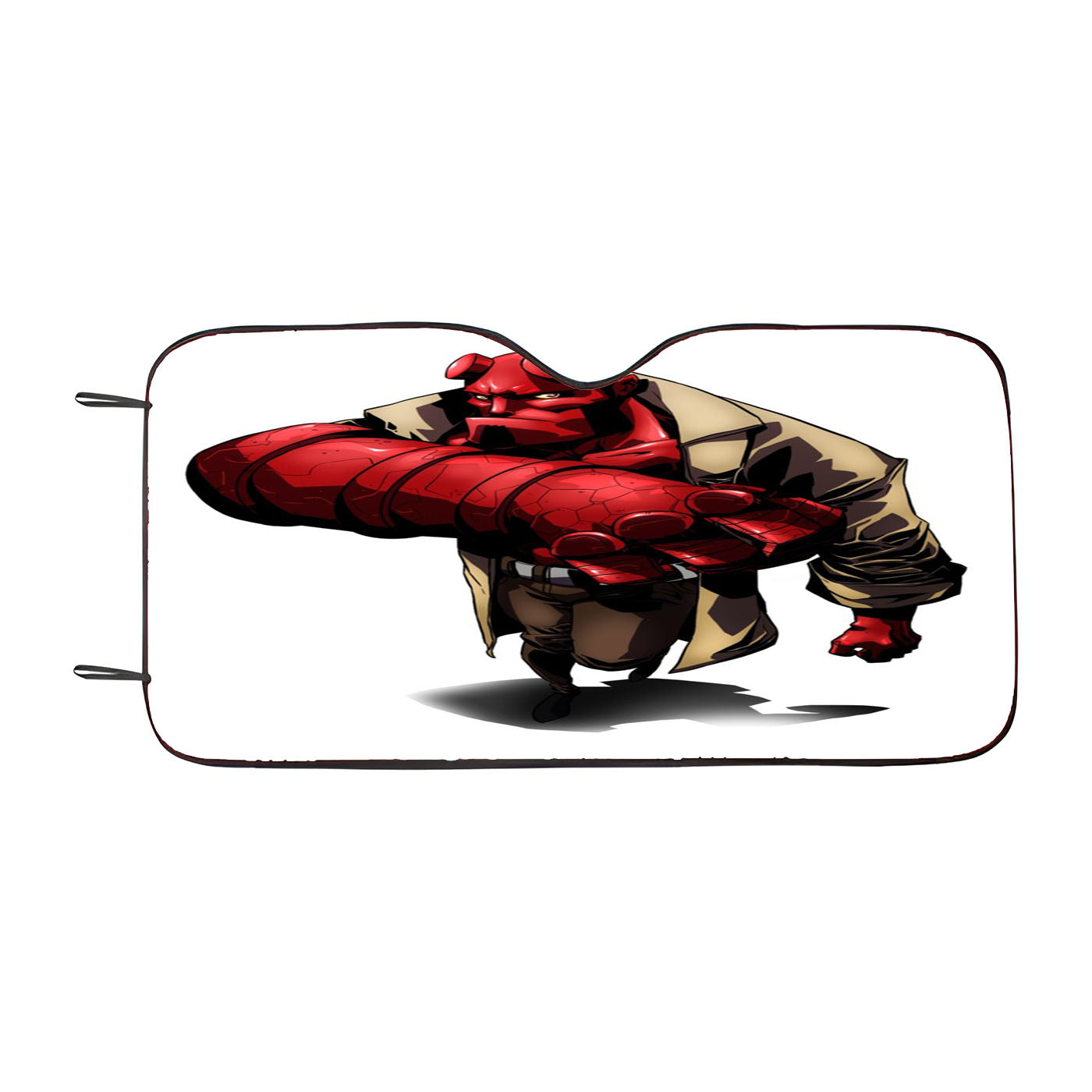 Hellboy Character Red Devil Car Windshield Sunshade