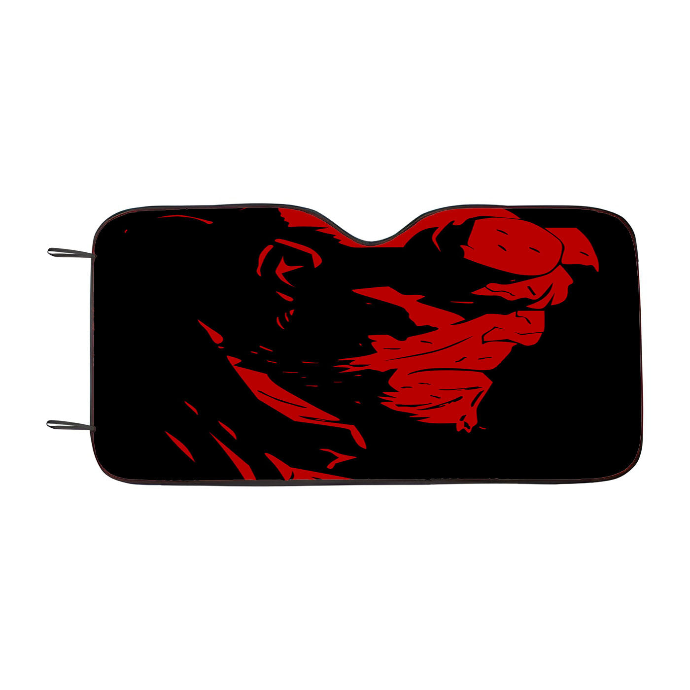 Hellboy Minimalistic Car Windshield Sunshade