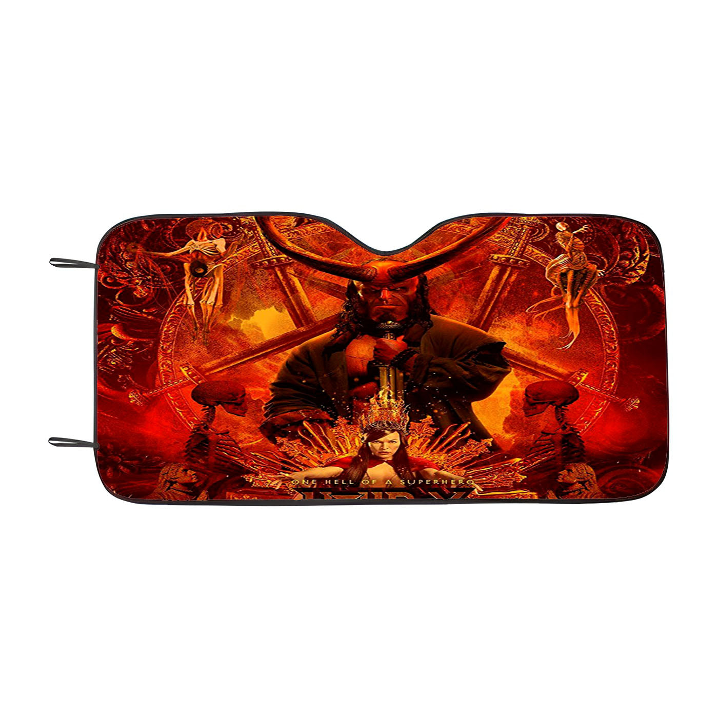 Hellboy Poster Movie Car Windshield Sunshade