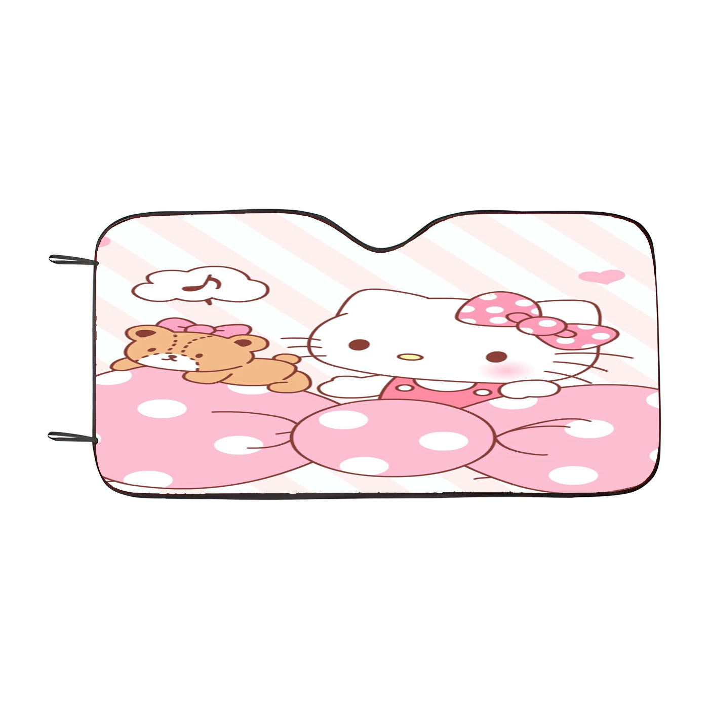 Hello Kitty Calm Pattern Car Windshield Sunshade
