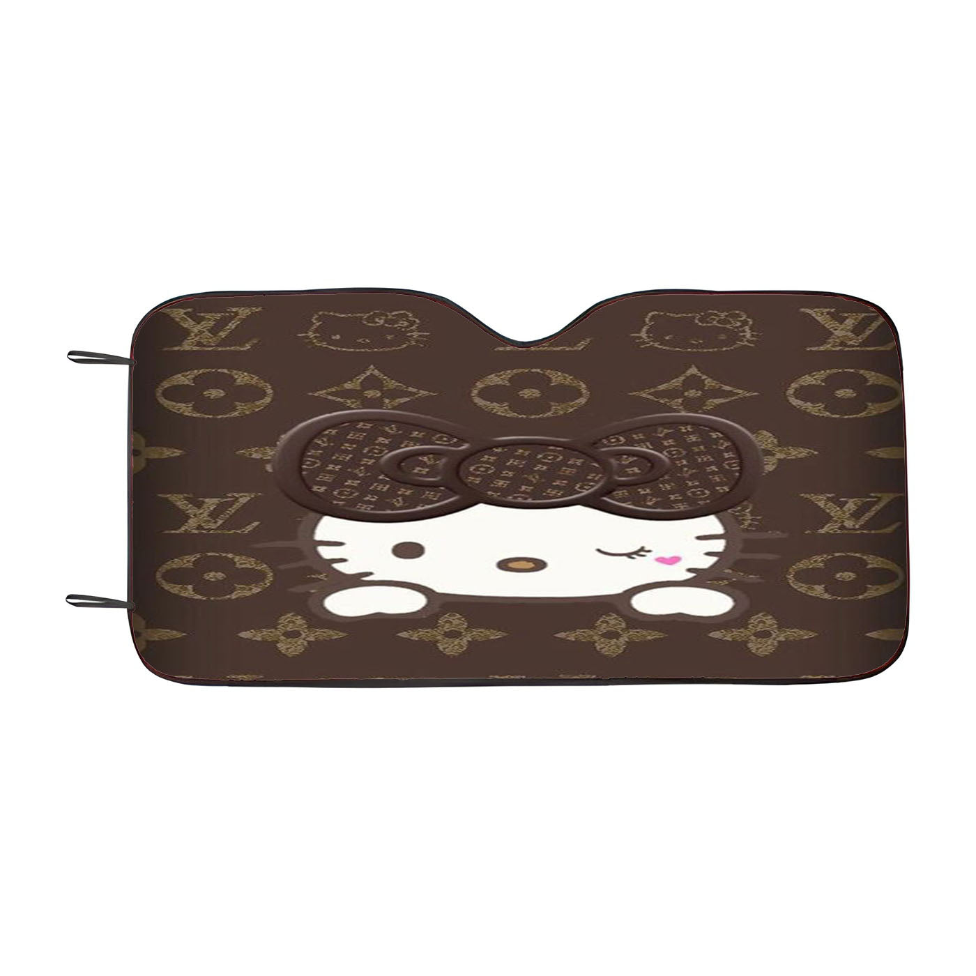 Hello Kitty Cat Pattern Car Windshield Sunshade