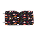 Hello Kitty Halloween Pattern Car Windshield Sunshade