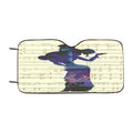 Hercules On The Sheet Music For The Song Art Car Windshield Sunshade