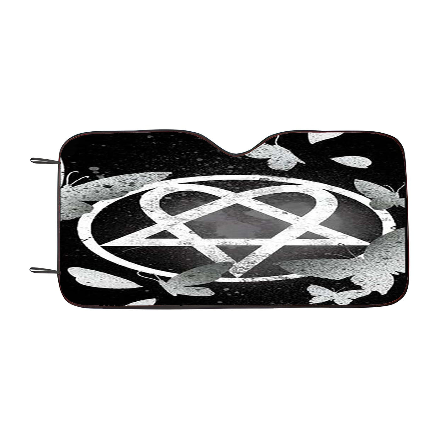 Him Band Heartagram Icon Car Windshield Sunshade