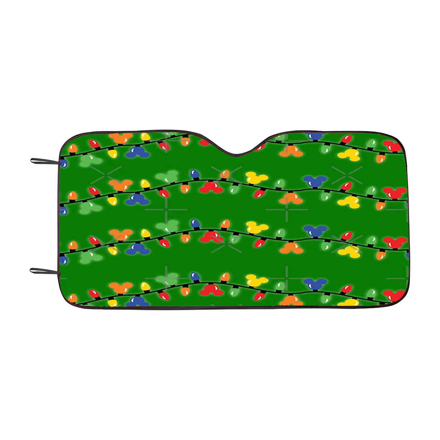 Holiday Mouse Lights Car Windshield Sunshade