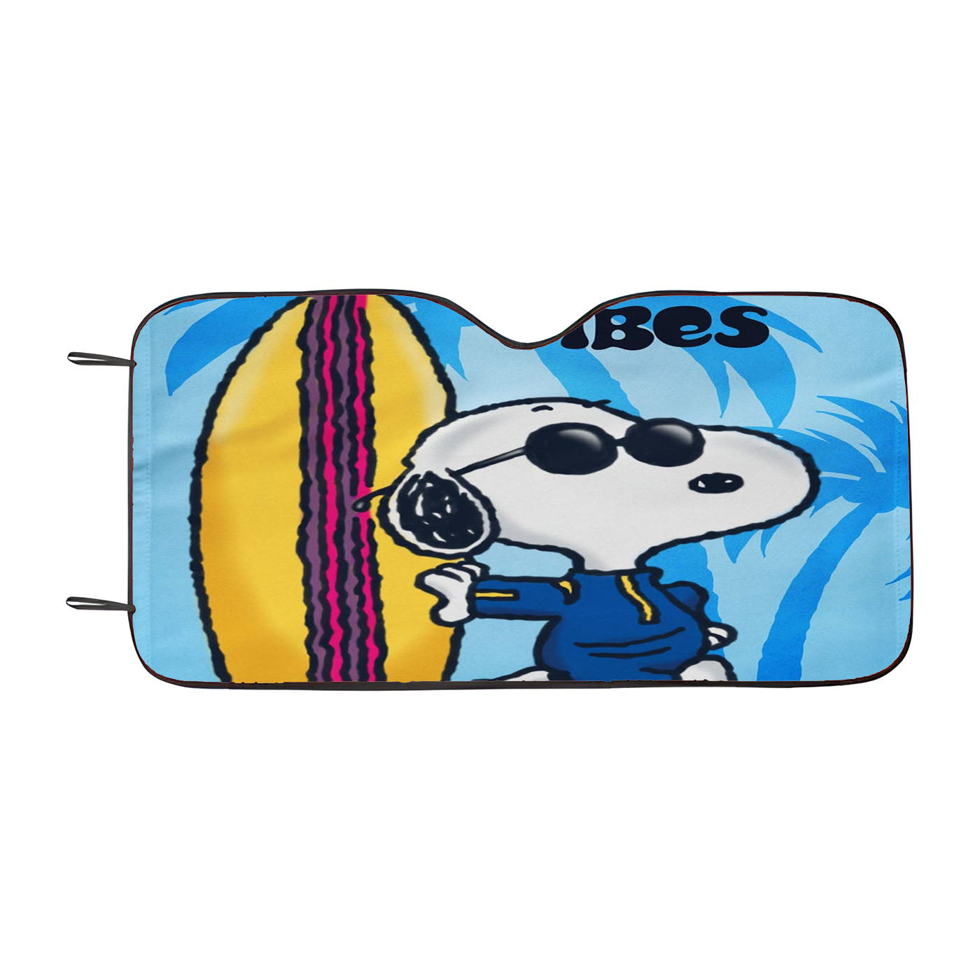 Home Peanuts Summer Beachhouse Car Windshield Sunshade