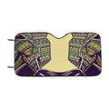 Horse Aztec Pattern Car Windshield Sunshade