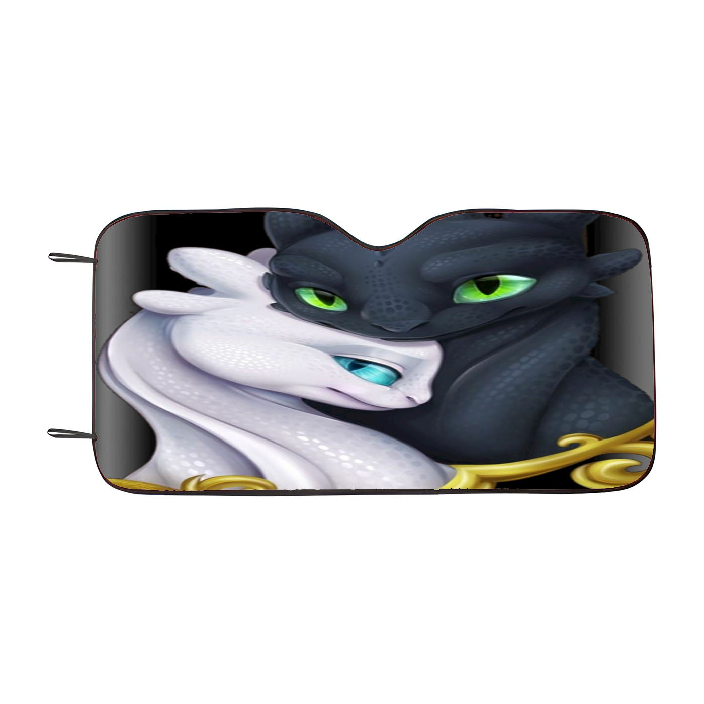 How To Train Your Dragon Love Black Car Windshield Sunshade