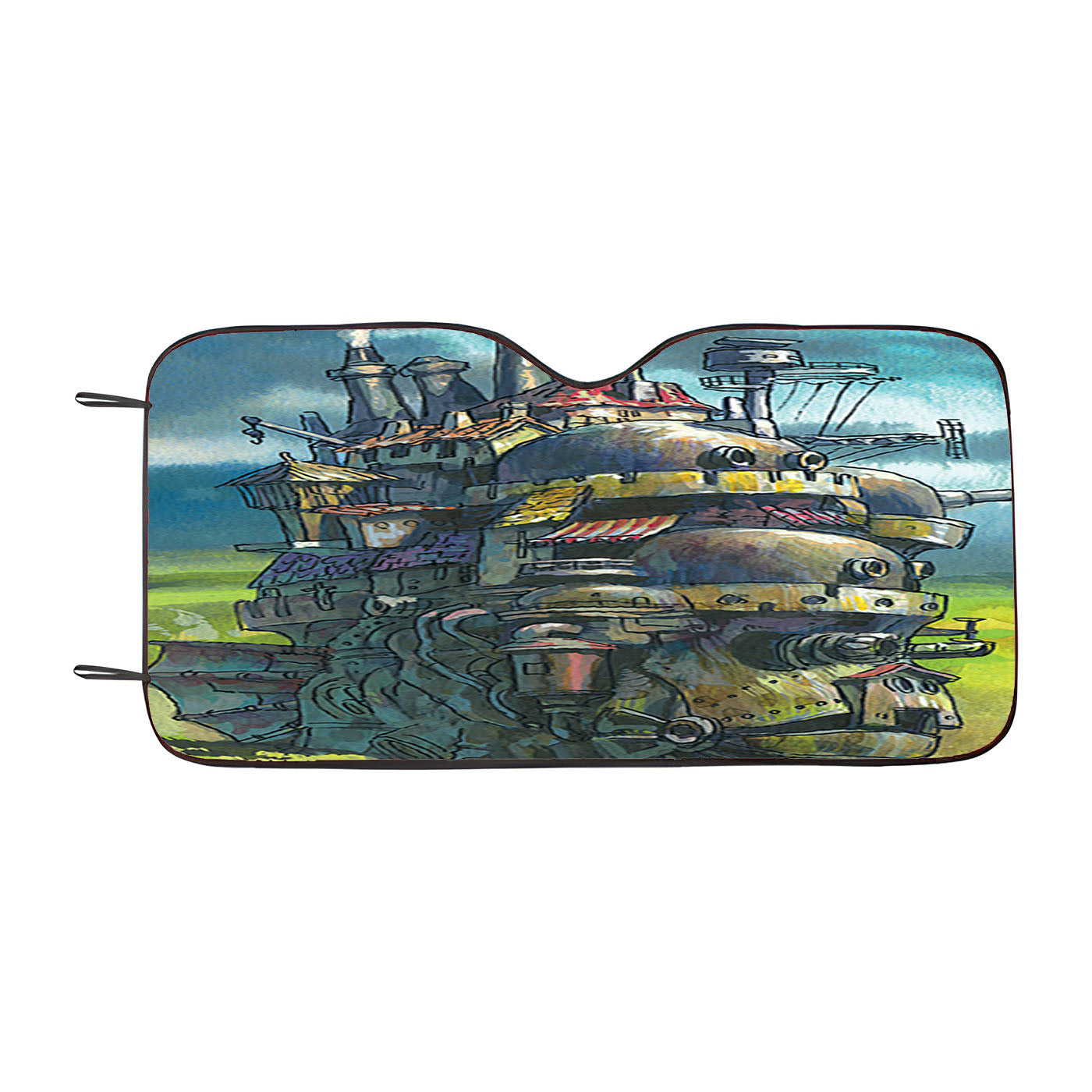 Howl%27S Moving Castle Car Windshield Sunshade