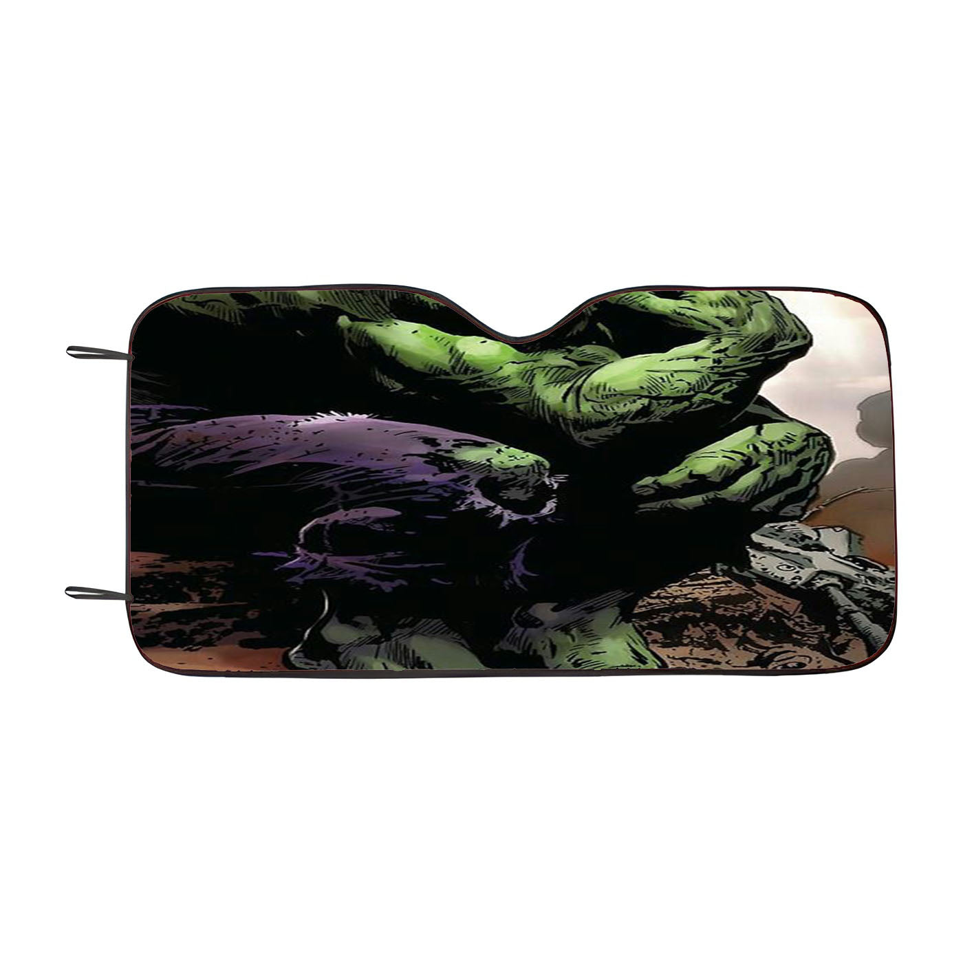 Hulk Conused Car Windshield Sunshade