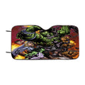 Hulk Marvels Fighting Car Windshield Sunshade
