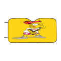 Hypebeast Bart Simpson Yellow Car Windshield Sunshade