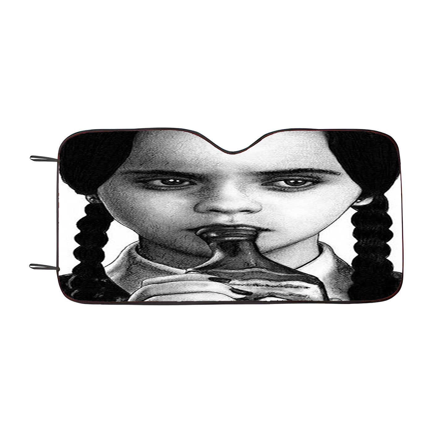 I Hate Everything Wednesday Addams Car Windshield Sunshade
