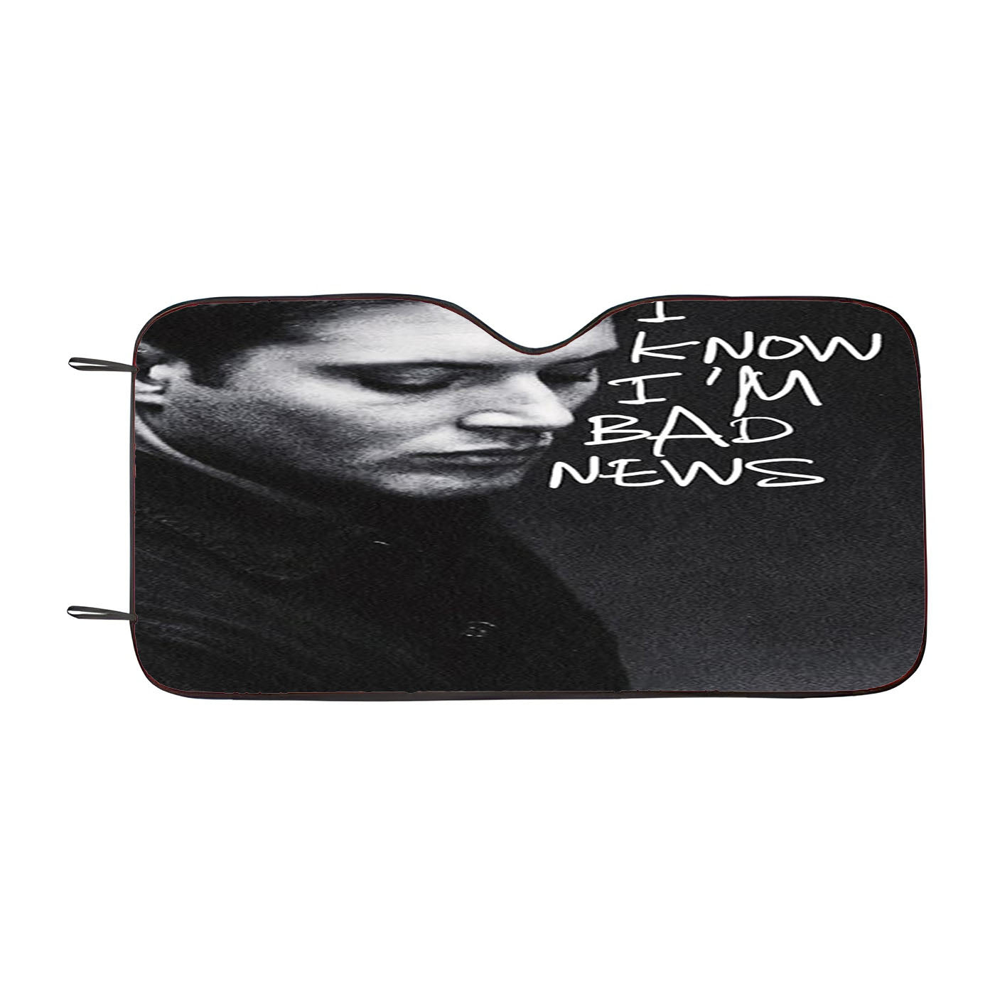 I Know Im Bad News Supernatural Dean Winchester Car Windshield Sunshade