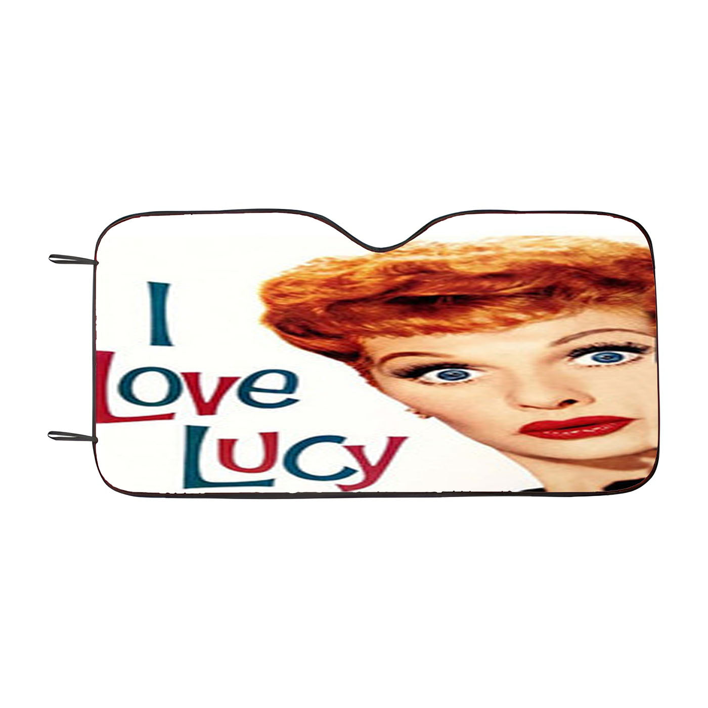 I Love Lucy Shock Car Windshield Sunshade