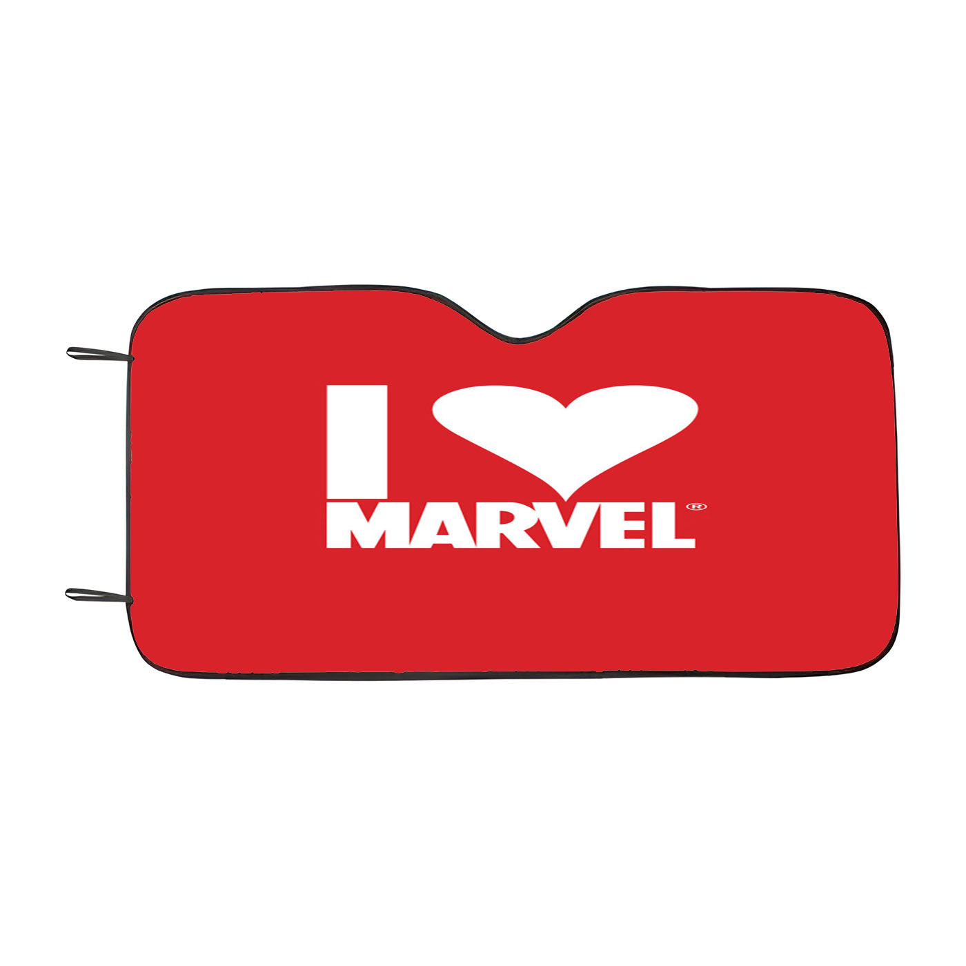 I Love Marvel Car Windshield Sunshade