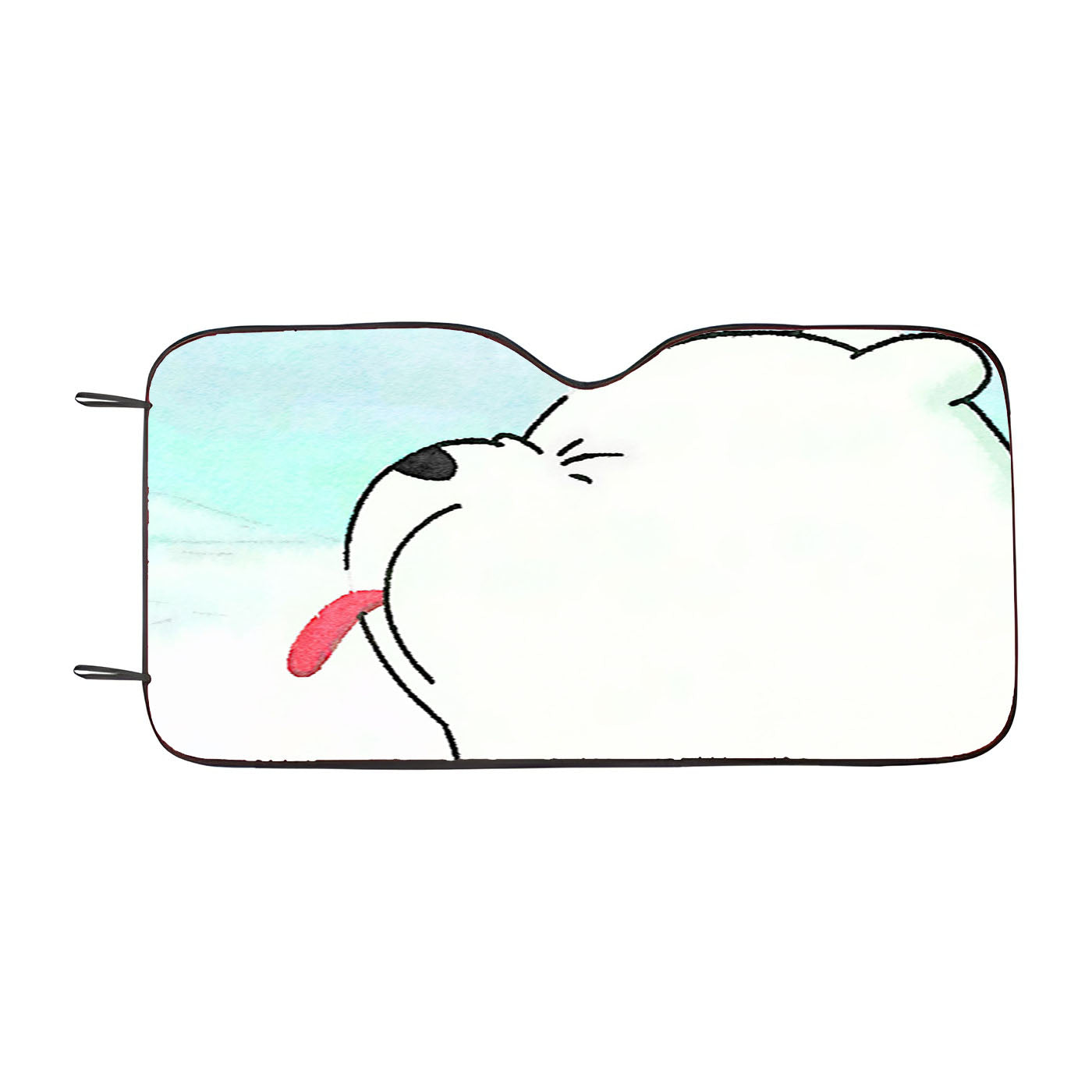 Ice Bear We Bare Bears Polar Escandalosos Car Windshield Sunshade