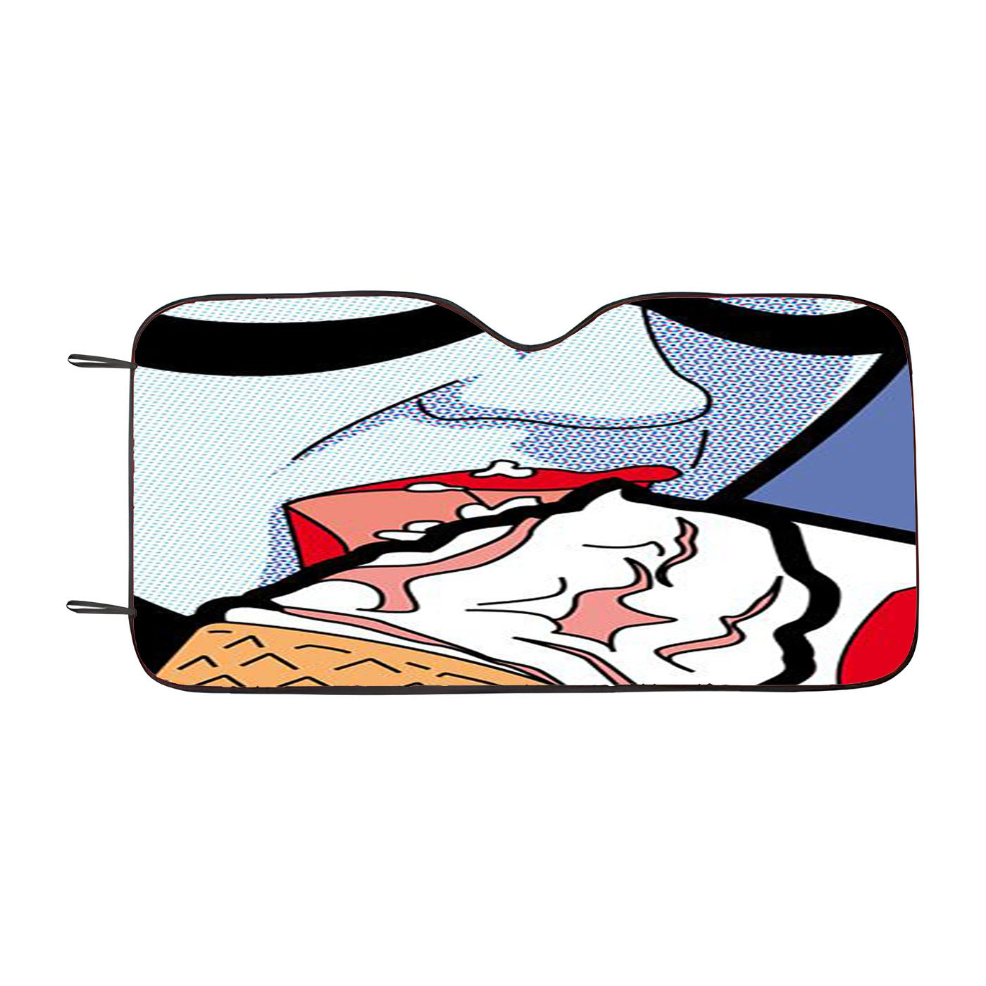 Ice Cream Harley Quinn The Secret Life Of Heroes Car Windshield Sunshade