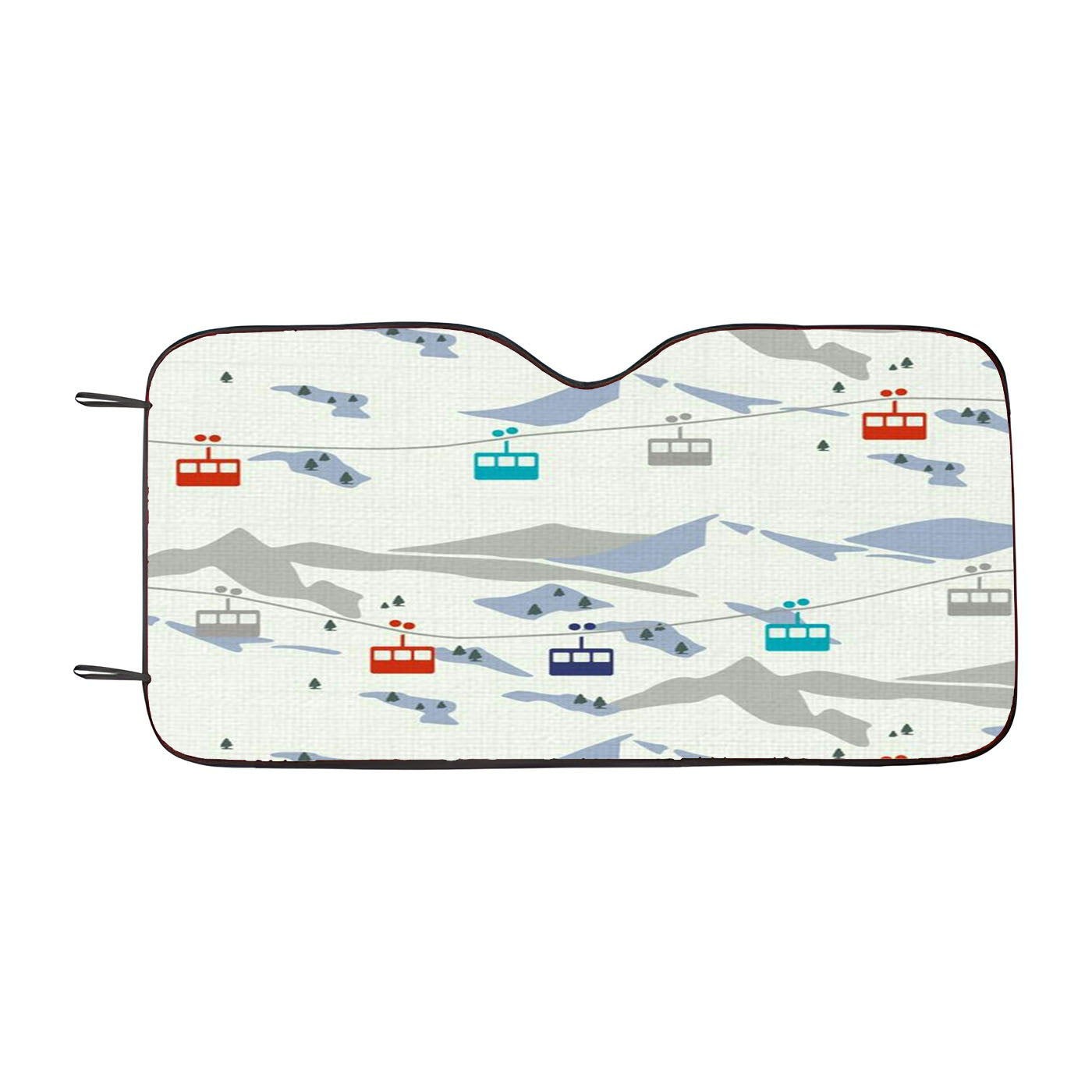 Ice Sky Dreams Pattern Car Windshield Sunshade