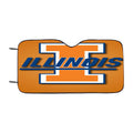 Illinois Orange Car Windshield Sunshade