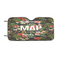 Im Following The Map That Leads To You Maroon Five Car Windshield Sunshade