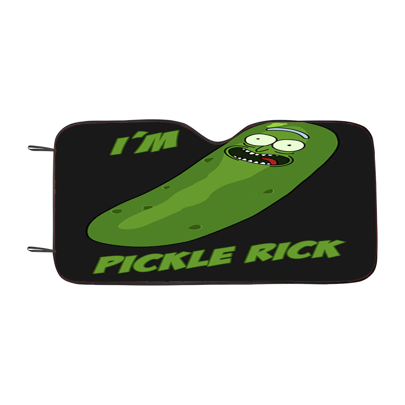 Im Pickle Rick Car Windshield Sunshade