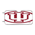 Indiana Hoosiers Logo On Wht Car Windshield Sunshade
