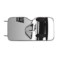 Initial D Car Ae86 Trueno Art Car Windshield Sunshade