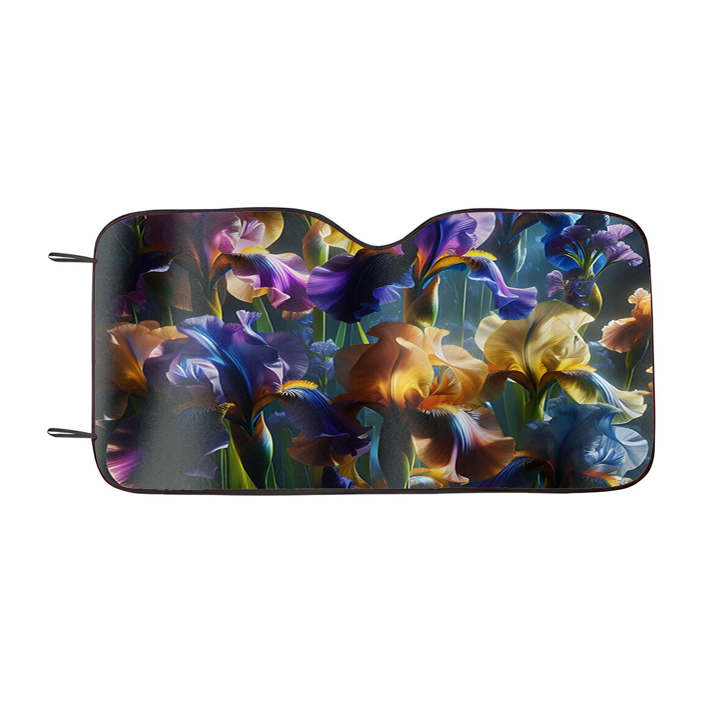 Iris Flowers Car Windshield Sunshade
