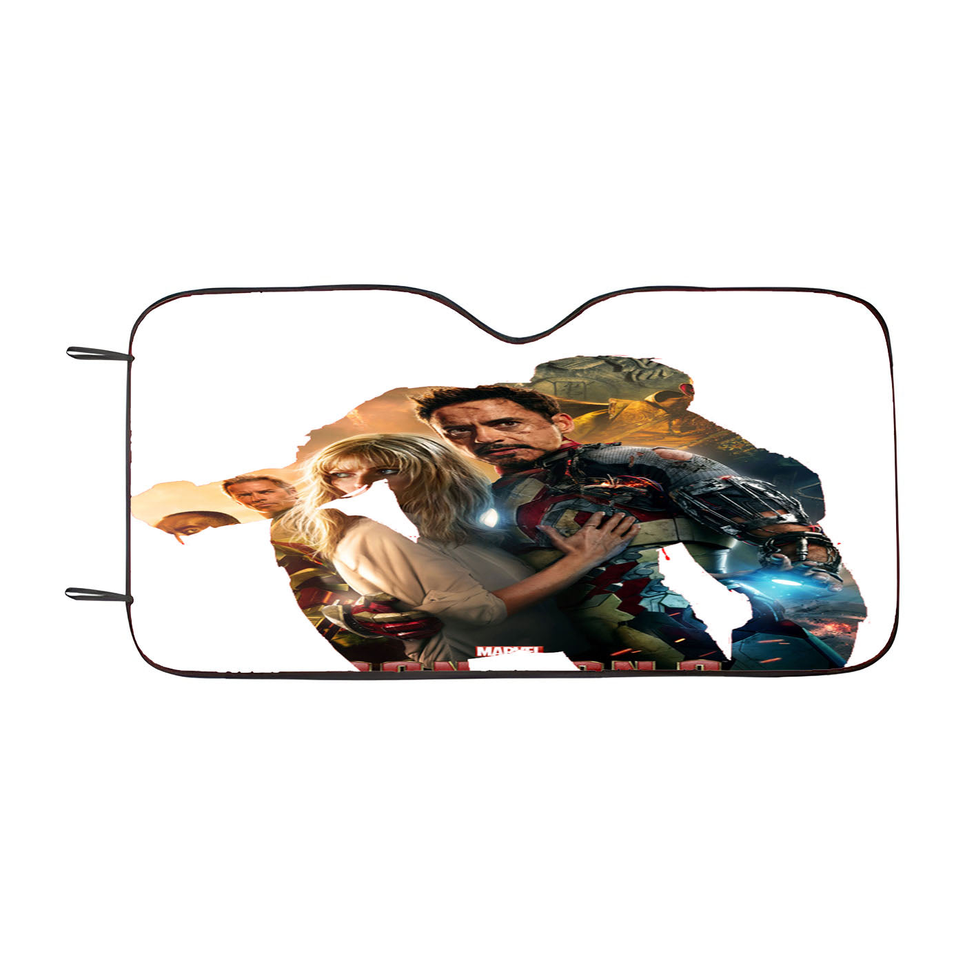 Iron Man 3 Poster Car Windshield Sunshade