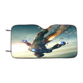Iron Man 3 Poster Fly Car Windshield Sunshade