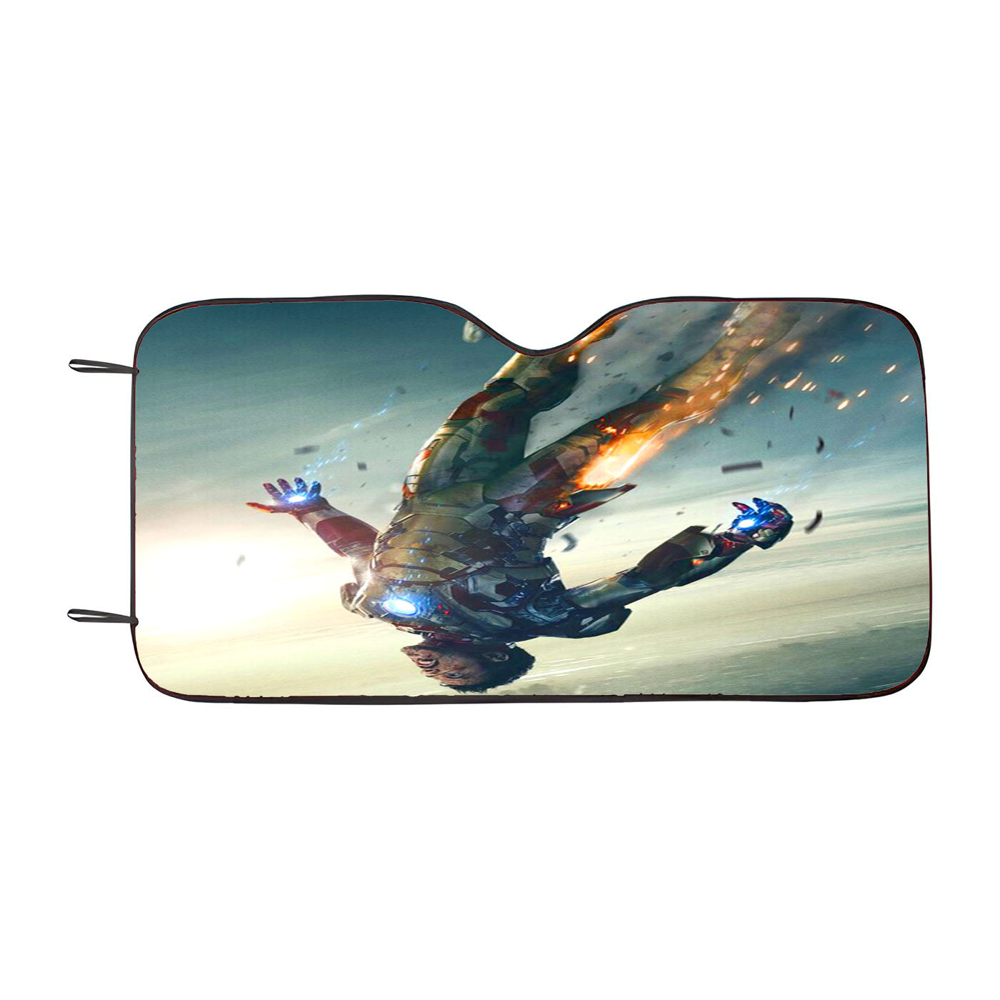 Iron Man 3 Poster Fly Car Windshield Sunshade